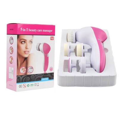 Wholesale 5 in1 Electric Facial Cleaning Brush Device Sonic Face Cleansing Brush